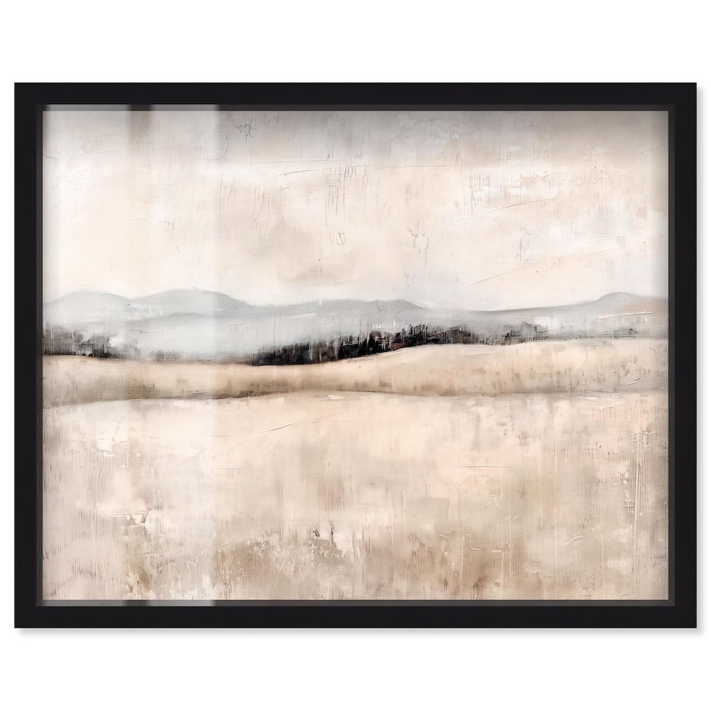 Distant Hills I Shadowbox by Art Remedy