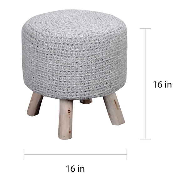 Montana Handcrafted Ottoman Stool by Christopher Knight Home