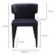 preview thumbnail 10 of 8, NADAAL STUDIOS Pierce, Upholstered Barrel-Style Seating Dining Chair - 20"W x19"D x31"H