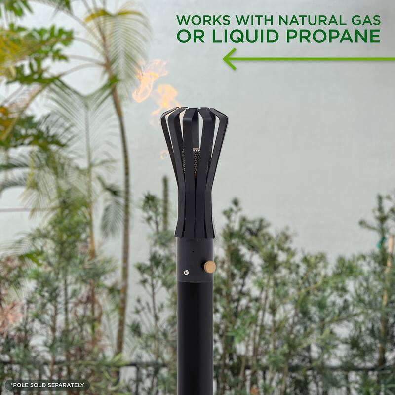Big Kahuna Tiki Torch Head
