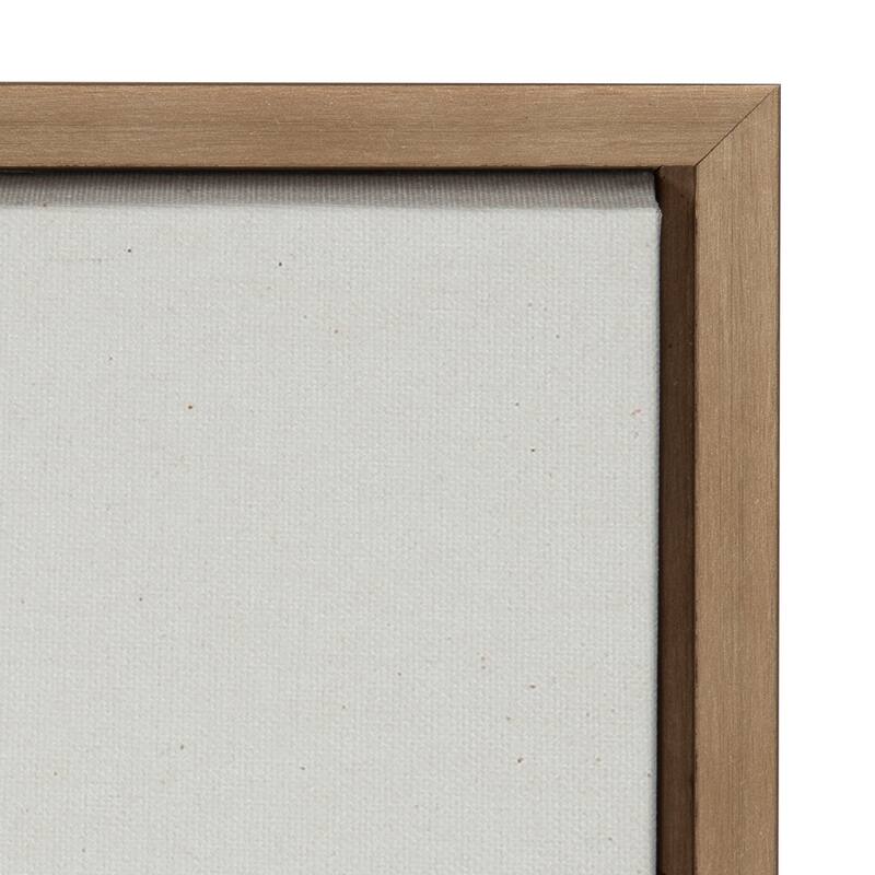 Kate and Laurel Sylvie Eucalyptus Framed Canvas Set by Maja Mitrovic of Makes My Day Happy