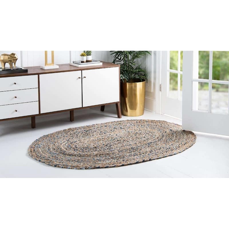 Braided Slin Collection Area Rug