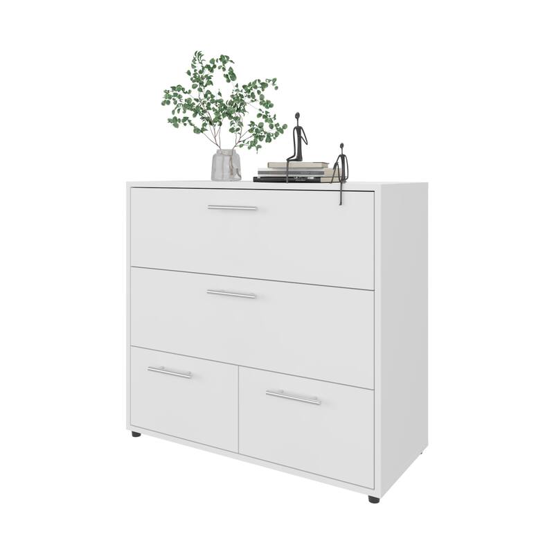 Oto Dresser with 4 Spacious Drawers, White