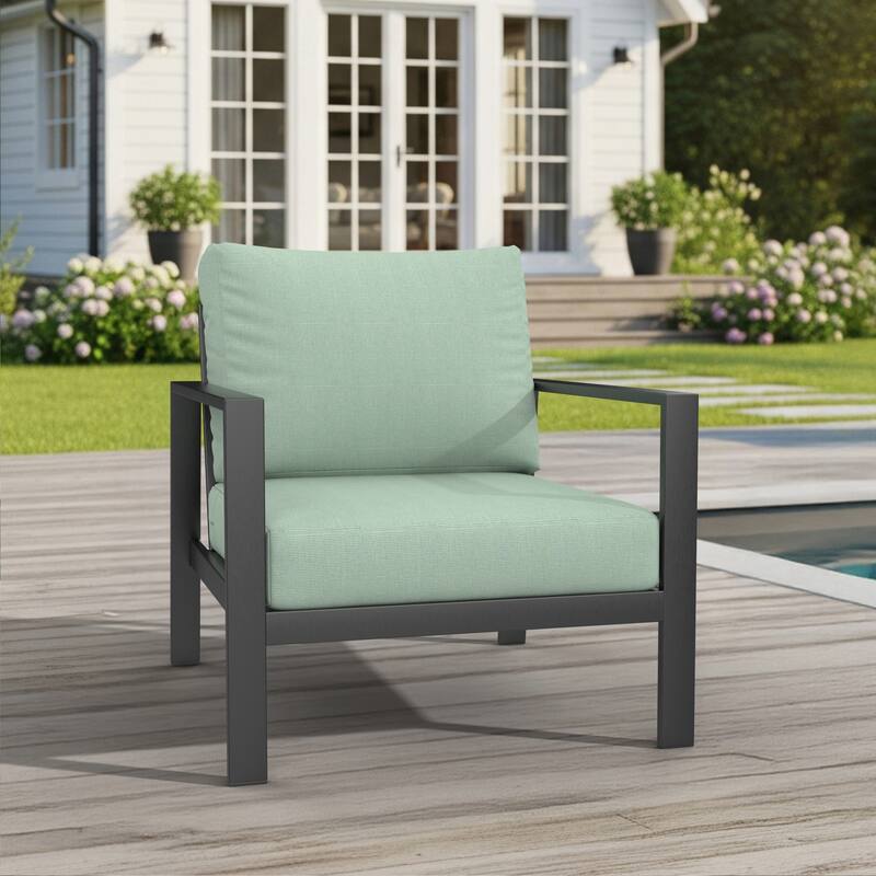 Sunbrella Outdoor Deep Seating Cushion - Seat 25 x 25.5 x 5 Back 25 x 17 x 5 - Canvas Spa