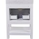 preview thumbnail 9 of 10, Hanover Tremont 24-In. Bathroom Vanity Set includes Sink, Countertop, plus Cabinet w/1 Drawer & Bottom Shelf, White