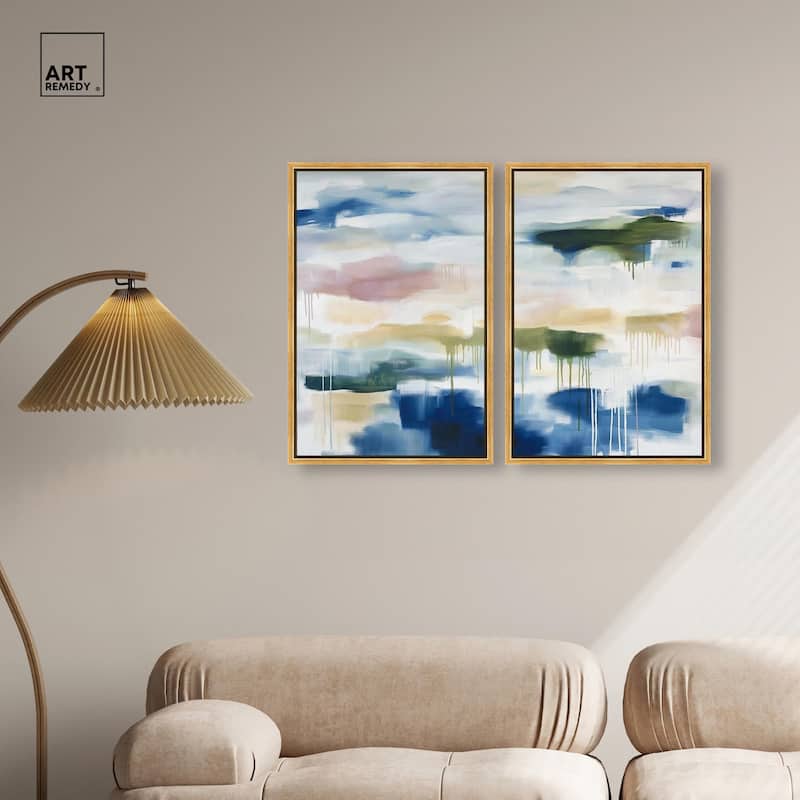 Kairos II Canvas Set of 2 by Art Remedy