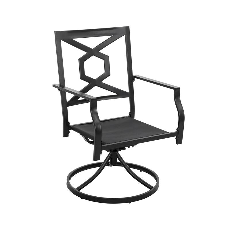 Nuu Garden 5-Piece Patio Furniture Set with Fire Pit Table - 5 PCS