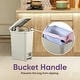 preview thumbnail 9 of 15, 10.5 gal Slim Step Trash Can