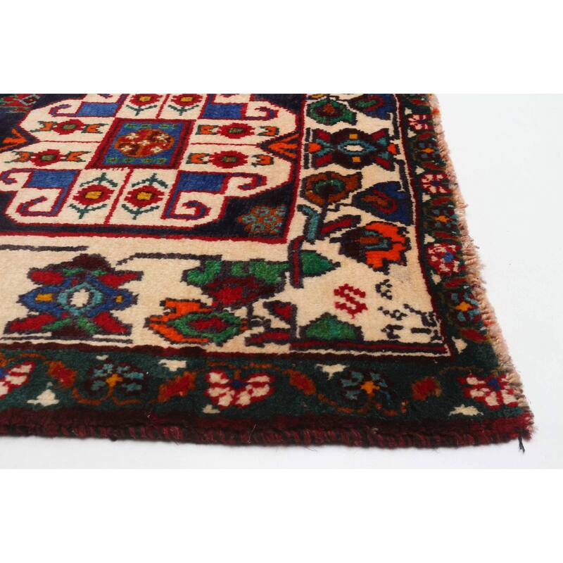 ECARPETGALLERY Hand-knotted Melis Vintage Red Wool Rug - 5'9 x 9'6