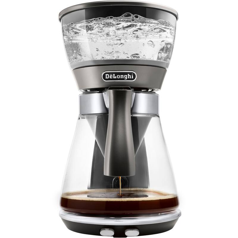 De'Longhi 3-in-1 Specialty 8-Cup Capacity Coffee Brewer with SCA Gold Cup, Over Ice, and Pour Over Brewing Methods
