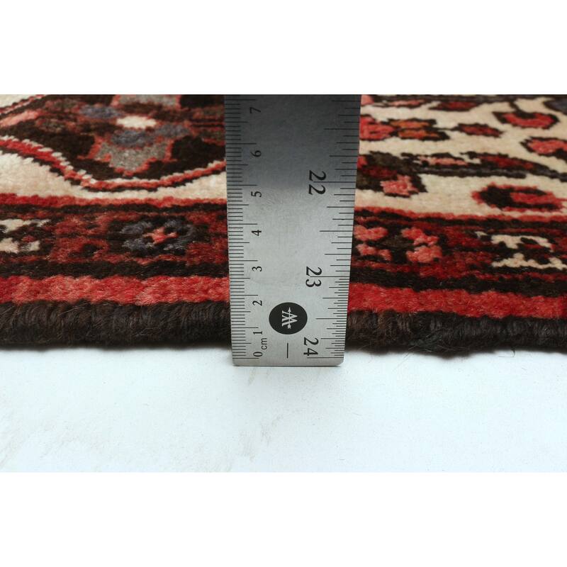 ECARPETGALLERY Hand-knotted Andelz Red Wool Rug - 5'3 x 10'11