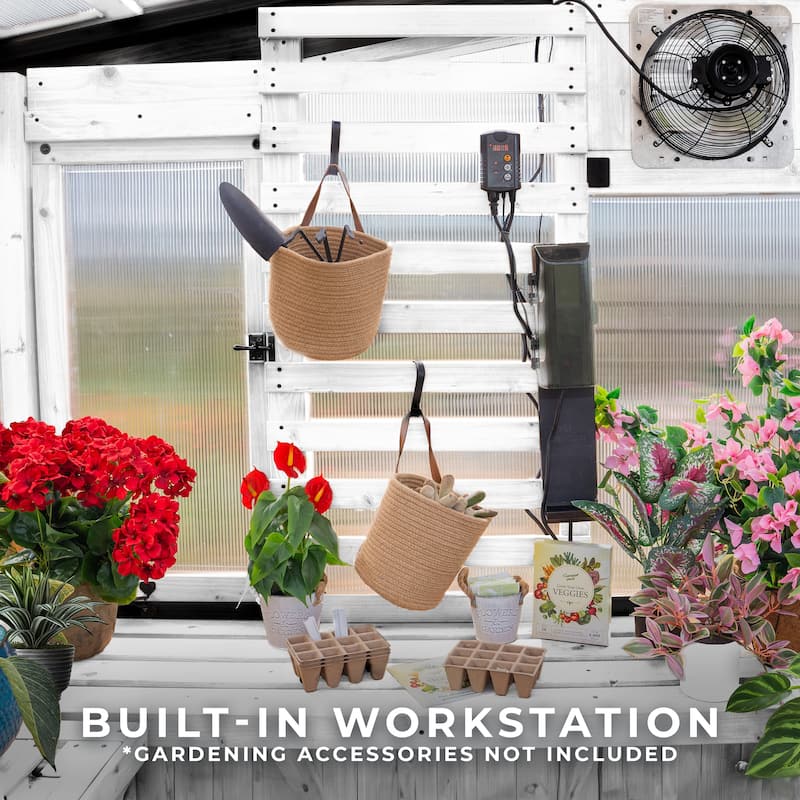 Backyard Discovery 9 x 6 Willow Greenhouse