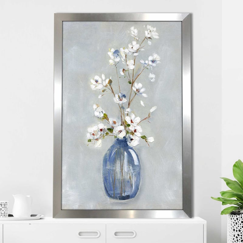 "Cottage Blooming I (Vertical)" by Sally Swatland Print on Acrylic