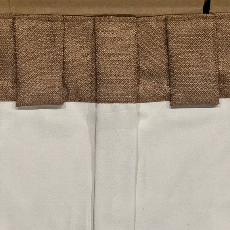 Grant Back Tab Button Pleated Blackout Panel 