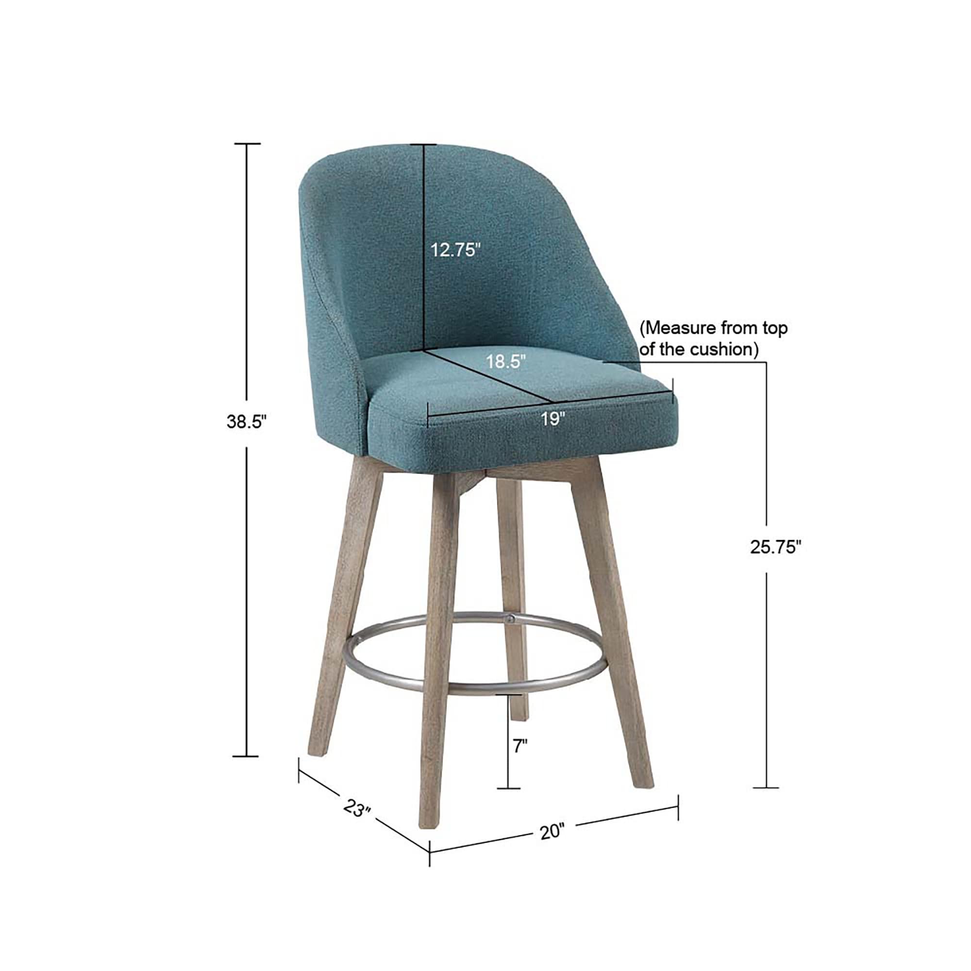 Madison park irvine swivel counter sale stool