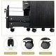 preview thumbnail 20 of 22, 3-Drawer Rolling Wood File Cabinet with Lock