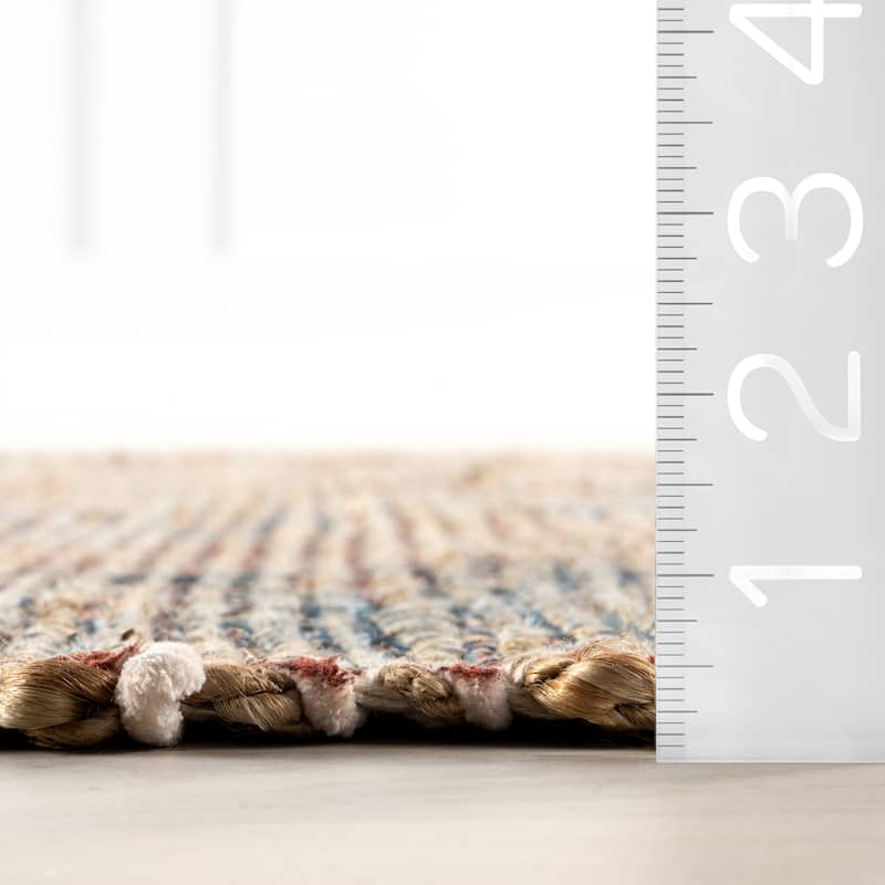 Lennox Persian Medallion Tassel Area Rug