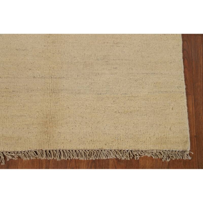 Oriental Gabbeh Foyer Rug Hand-Knotted Contemporary Wool Carpet - 2'8"x 4'11"