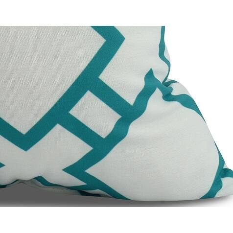 18 x 18 Inch Square in St. Louis Geometric Print Outdoor Pillow