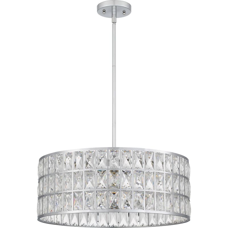 Gibson Four Light Pendant - Polished Chrome