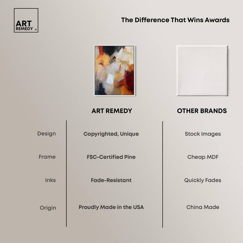 Earth and Fire III Canvas by Art Remedy