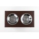 preview thumbnail 18 of 32, New Age Pet® ECOFLEX® Composite Piedmont 2-Bowl Diner with Sliding Lid Storage Bin - Extra Large