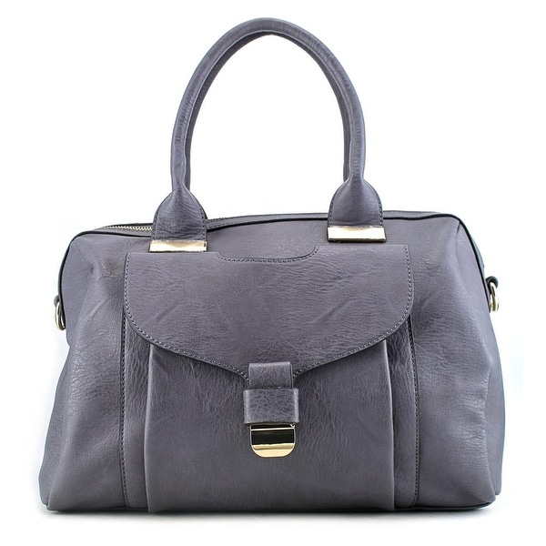 Urban Expressions Angel Leather Shoulder Bag - gray