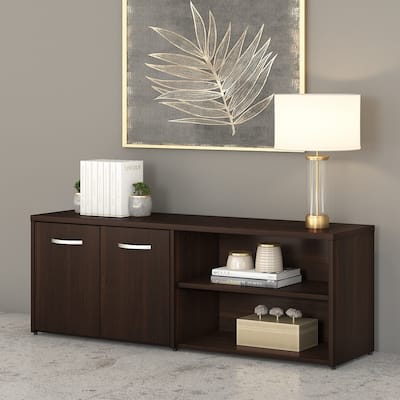 Studio C Low Storage Cabinet with Doors by Bush Business Furniture