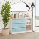 preview thumbnail 3 of 14, Ameriwood Home Mya Park Wide Dresser with 3 Fabric Bins