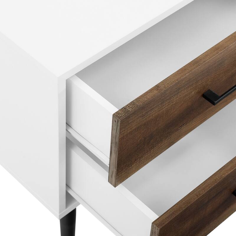 Middlebrook Notto Mid-Century 2-Drawer Nightstand
