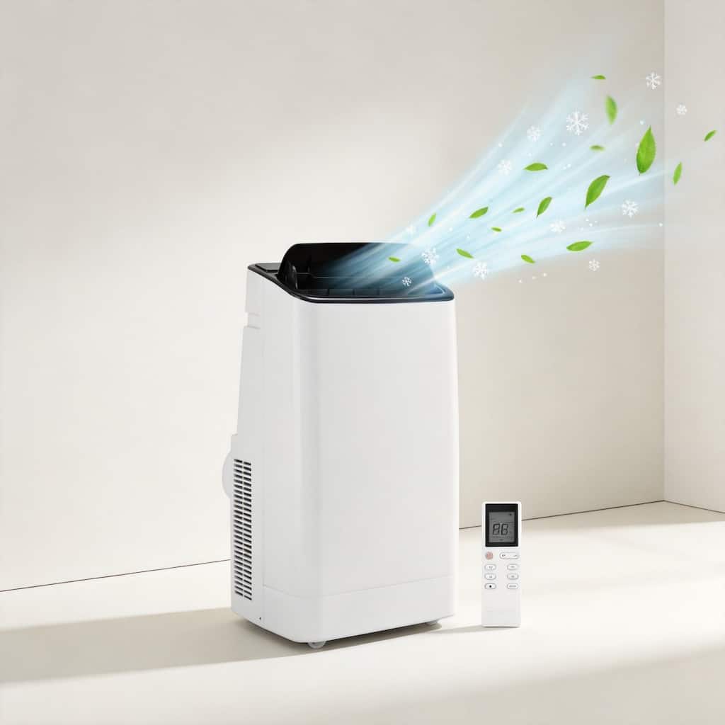 3-in-1 Quiet Portable Air Conditioner, 14000 BTU, Cooling To 750 Sq.Ft