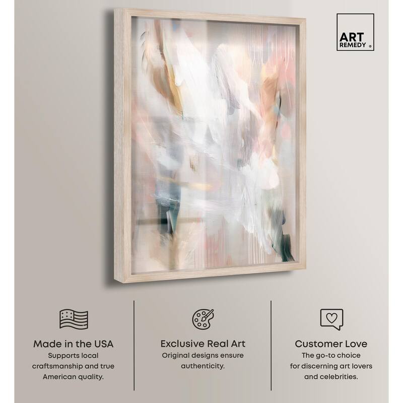 Drifting Colors I Shadowbox by Art Remedy