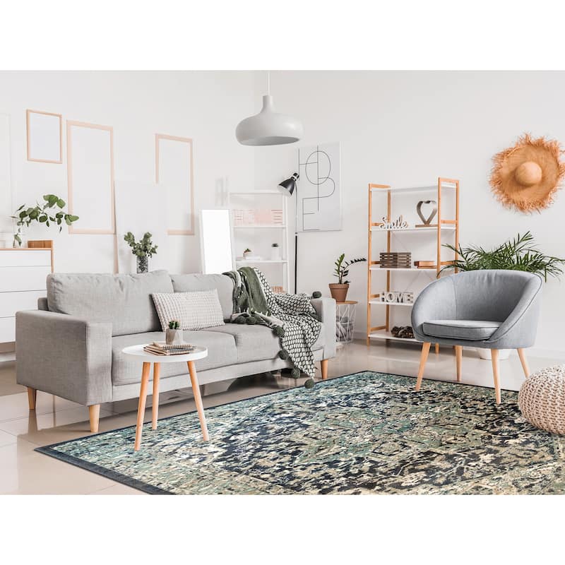 Liora Manne Aurora Medallion Indoor Rug