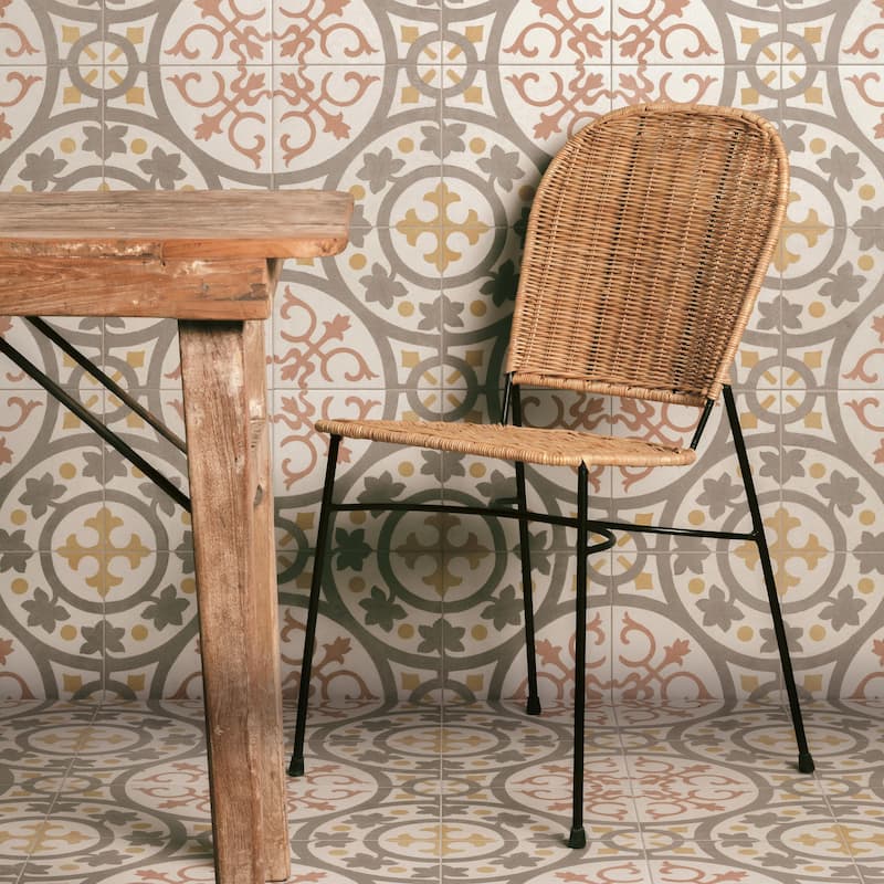 Merola Tile Kings Paname Trocadero 17-5/8" x 17-5/8" Ceramic Floor and Wall Tile