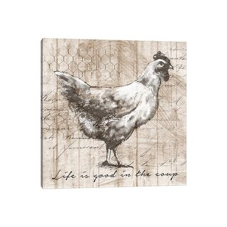 iCanvas "Farm Hen" by Conrad Knutsen Canvas Print - Bed Bath & Beyond ...