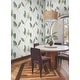 preview thumbnail 2 of 5, York Wallcoverings Brushwork Branches Leaf Green Wallpaper