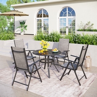 Garden table and reclining chair 2025 set