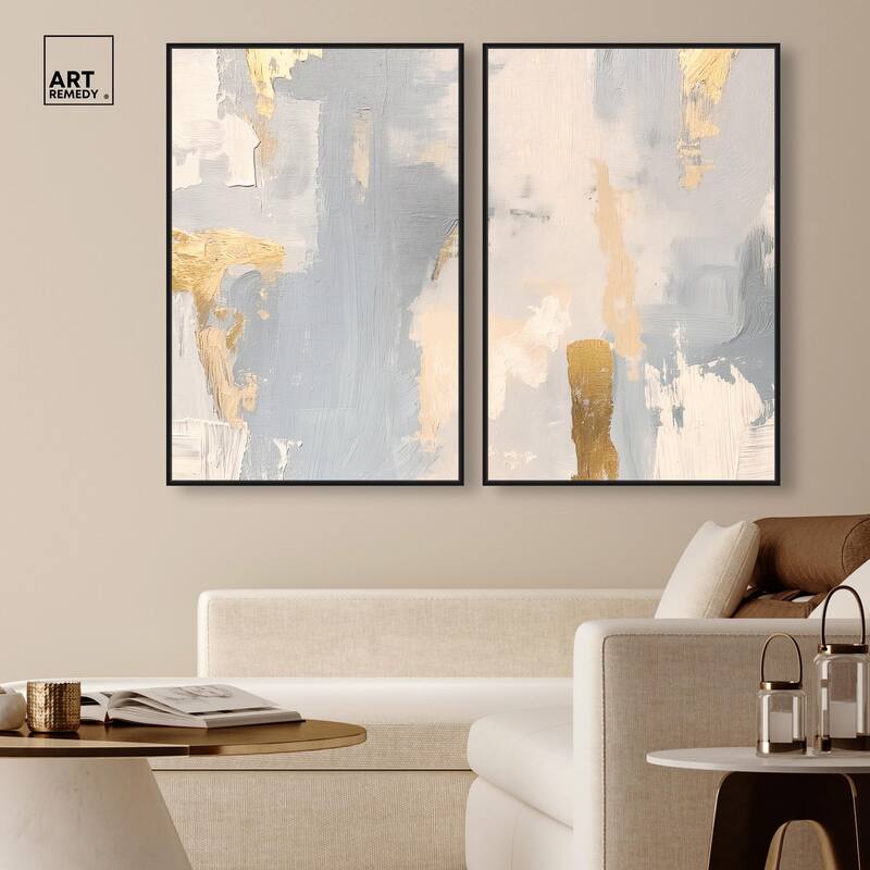Gilded Driftwood II Canvas Set of 2 by Art Remedy