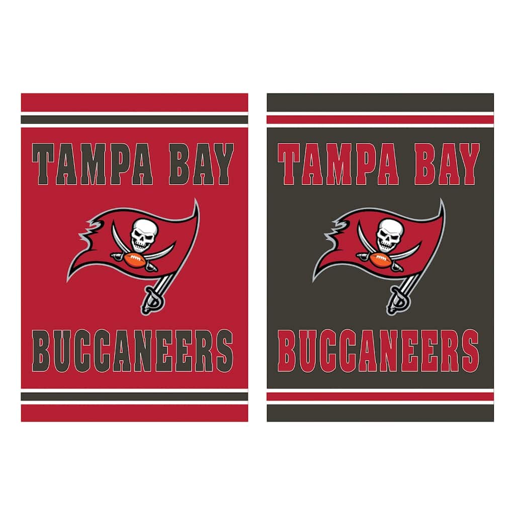 Embossed Suede Flag, Garden Size, Tampa Bay Buccaneers