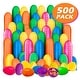 preview thumbnail 11 of 13, 50/100/200/500 PCS Easter Eggs Plastic Colorful Empty 2.25" Perfect for Kids Easter Egg Hunt 500PCS