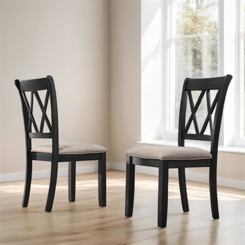 Fabric Upholstered Dining Chair, Set of 2