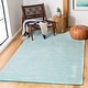 preview thumbnail 1 of 2, SAFAVIEH Flatweave Montauk Sigurosk Casual Cotton Rug 4' x 6' - Aqua/Blue - Rectangle