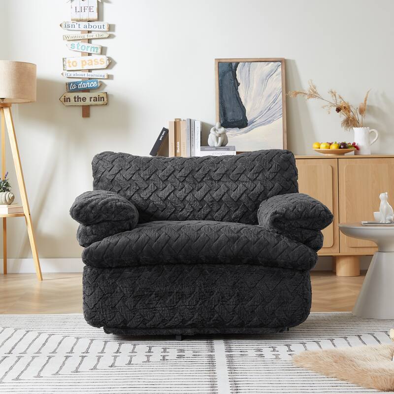 Full Compression Sofa Chair With Swivel Add Ottoman
