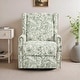 preview thumbnail 24 of 102, 29'' W Pattern Floral Swivel Manual Push Back Recliner Glider Chair