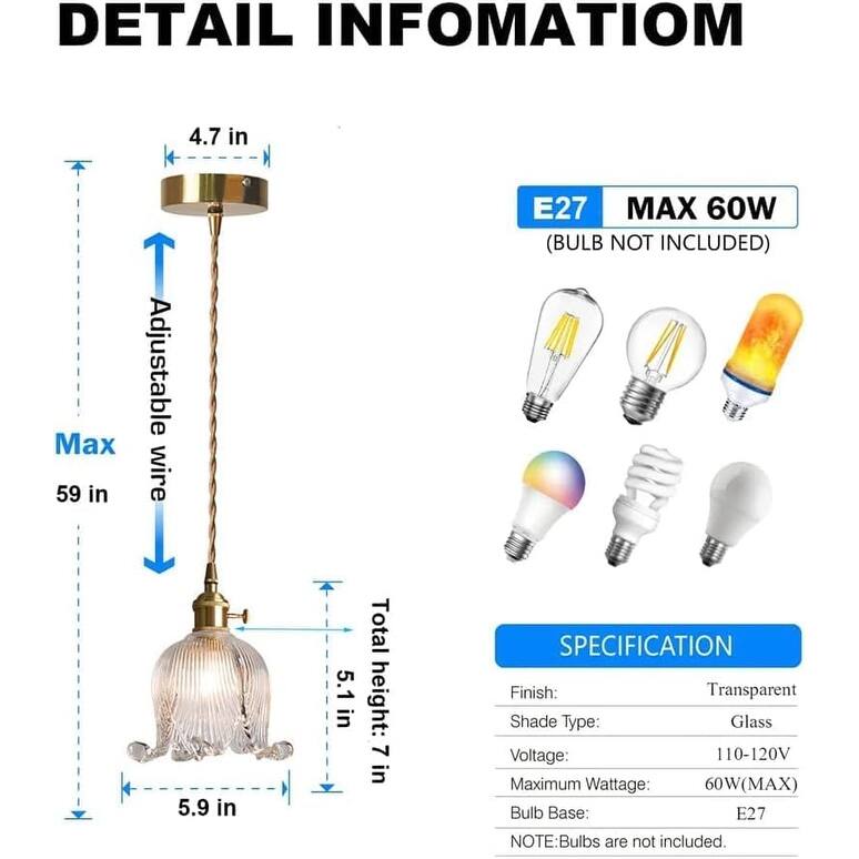 Unique decorative light purple pendant light glass chandelier light