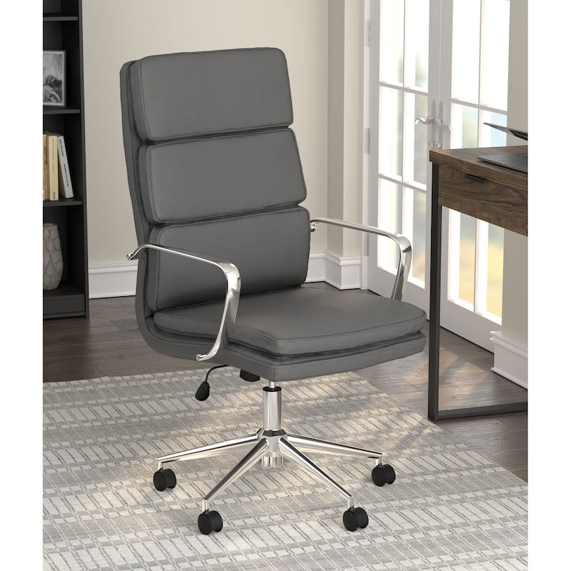 Ximena Upholstered Adjustable High Back Office Chair