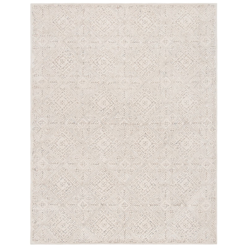 SAFAVIEH Handmade Glamour Klarita Wool Rug - 8' x 10' - Ivory/Beige
