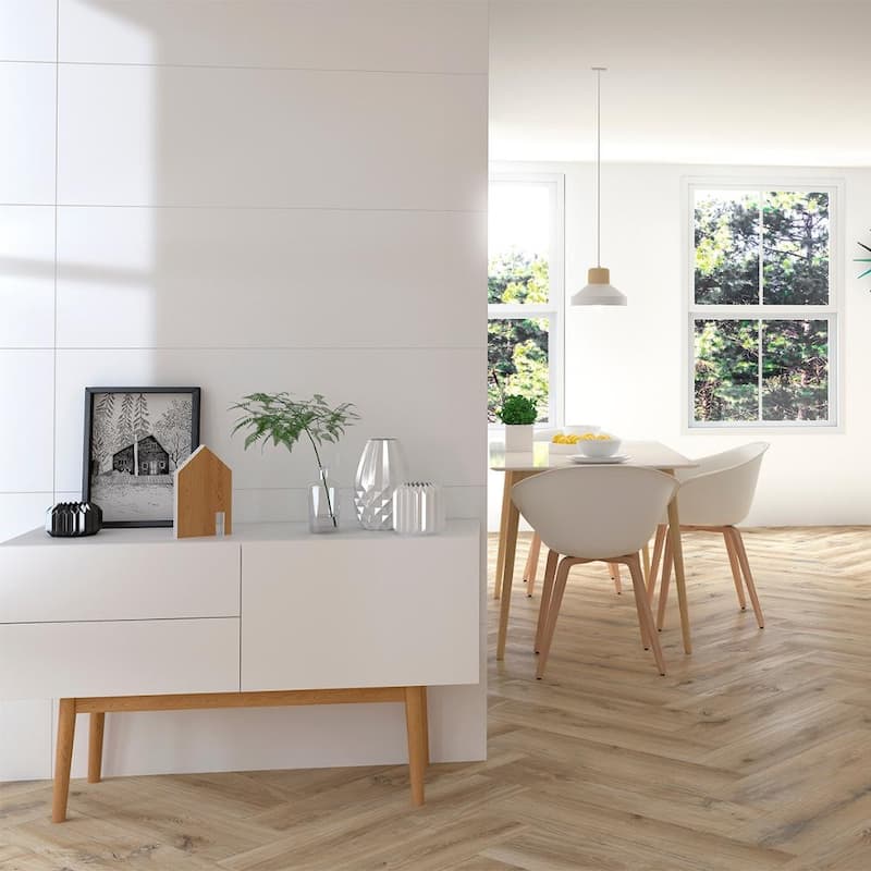 Brisbane 12x40 Polished Marble Look Ceramic Wall Tile - Large Format