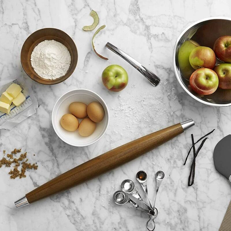 Nambe Novo French Rolling Pin - 4.75" 21" x 2.3"