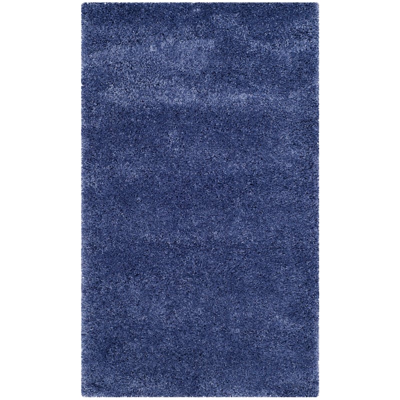 SAFAVIEH California Shag Izat 2-inch Thick Area Rug - 2'3" x 5' - Periwinkle